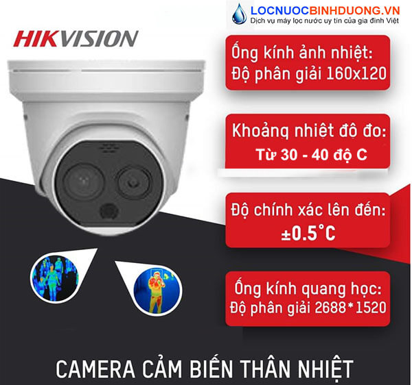 Camera Hikvision cảm biến nhiệt