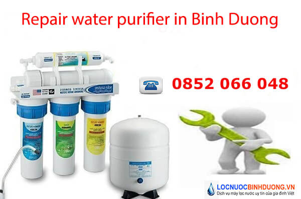 Repair water purifier in Binh Duong